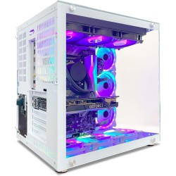 INFOMAX | PC Gamer, Ordinateur de Bureau, PC Gaming - Processeur AMD Ryzen 5 • RTX 5060 Ti 16 GO • RAM DDR4 16 GO RGB • SSD 1 to