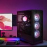 STGsivir PC Gamer Fixe,Ordinateur Gaming,GeForce RTX 3060 12G GDDR6,Ryzen 5 5500 up to 4.2Ghz,32Go DDR4,1To SSD,WiFi 6,BT5.0,Ven