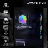 STGsivir PC Gamer Fixe,Ordinateur Gaming,GeForce RTX 2060 Super 8Go GDDR6,Core i7 8th up to 4.1 Ghz,32Go DDR4,1To SSD,WIFI6,BT5.