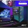 STGsivir PC Gamer Fixe,Ordinateur Gaming,GeForce RTX 3050 6GB GDDR6,Core i7 up to 3.9Ghz,16Go,1To SSD,WiFi 6,BT5.0,Ventilateur R