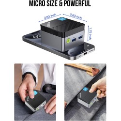 GMKtec N97 Mini PC Windows 11 ro(Beat N150/N100/N95) Mini Computer G5, Intel Alder Lake N97 12th(up to 3.60GHz) 12GB DDR5 256GB 