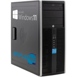 Tour PC HP 8300 CMT Windows 11 Pro – Core i5 jusqu'à 3,60 GHz 16 Go RAM SSD 240 Go | Interface série RS232 VGA DisplayPort DVD d