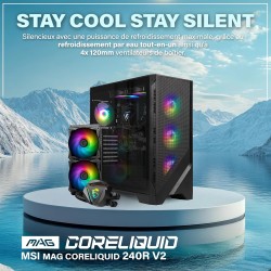 Basic Gaming PC - Ordinateur avec AMD Ryzen 7 5700G avec 4,6 GHz | Radeon Vega 8 | 32GO DDR4 RAM | 1TB SSD | Silent Water Coolin