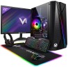 VIBOX I-28 PC Gamer Complet • 22" Écran • AMD Ryzen 3 3200G 4,0 GHz • Radeon Vega 8 • 16 Go RAM • 500 Go NVMe M.2 SSD • Windows 