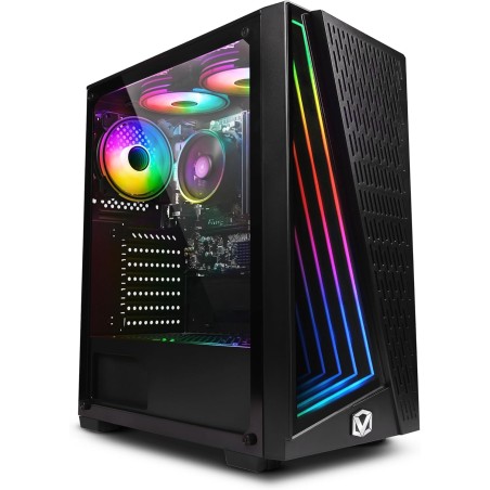 VIBOX I-3 PC Gamer • AMD Ryzen 3 3200G 4,0 GHz • Radeon Vega 8 • 16 Go RAM • 500 Go NVMe M.2 SSD • Windows 11 • WiFi