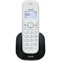 VTech CS1500 Téléphone sans Fil DECT à Double Charge avec Blocage d'appel, Identification de l'appelant/Appel en Attente, Haut-P