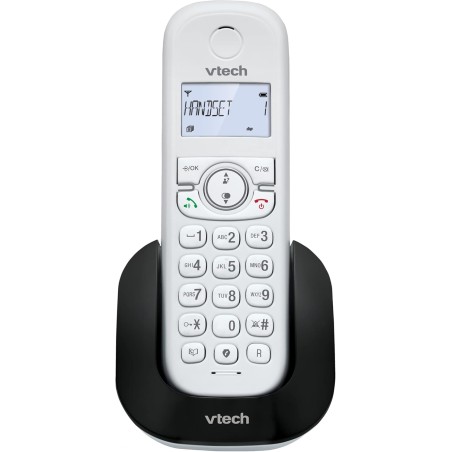 VTech CS1500 Téléphone sans Fil DECT à Double Charge avec Blocage d'appel, Identification de l'appelant/Appel en Attente, Haut-P
