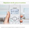 VTech CS1500 Téléphone sans Fil DECT à Double Charge avec Blocage d'appel, Identification de l'appelant/Appel en Attente, Haut-P