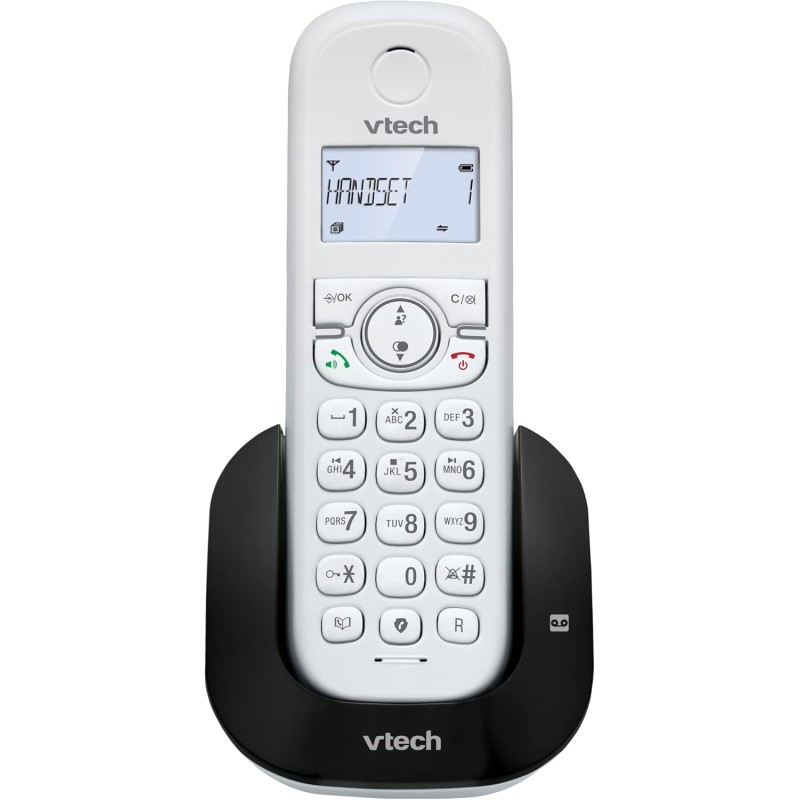 VTech CS1550 Téléphone sans Fil DECT à Double Charge avec répondeur, Blocage d'appel, Identification de l'appelant/Appel en Atte