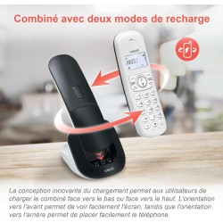VTech CS1550 Téléphone sans Fil DECT à Double Charge avec répondeur, Blocage d'appel, Identification de l'appelant/Appel en Atte