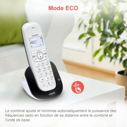VTech CS1550 Téléphone sans Fil DECT à Double Charge avec répondeur, Blocage d'appel, Identification de l'appelant/Appel en Atte