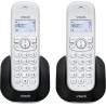 VTech CS1501 Téléphone sans Fil DECT à Deux combinés avec Blocage d'appel, Identification de l'appelant/Appel en Attente, Haut-P