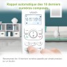 VTech CS1501 Téléphone sans Fil DECT à Deux combinés avec Blocage d'appel, Identification de l'appelant/Appel en Attente, Haut-P