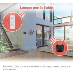 VTech CS1551 Téléphone sans Fil DECT à 2 combinés avec Chargeur, répondeur, Blocage d'appel, Identification de l'appelant/Appel 