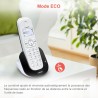 VTech CS1551 Téléphone sans Fil DECT à 2 combinés avec Chargeur, répondeur, Blocage d'appel, Identification de l'appelant/Appel 