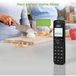 VTECH CS2000 Téléphone sans Fil DECT pour la Maison avec bloqueur d'appels indésirables, Longue portée fiable jusqu'à 300m, Iden