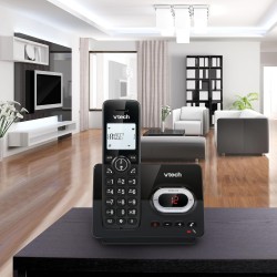 VTech CS2050 Téléphone sans Fil avec répondeur, Mode Eco+, téléphone pour Personnes âgées, téléphone sans Fil, Blocage d'appel, 