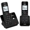 VTECH CS2001 Téléphone sans Fil DECT à 2 combinés pour la Maison avec bloqueur d'appels indésirables, Longue portée fiable jusqu
