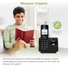 VTECH CS2001 Téléphone sans Fil DECT à 2 combinés pour la Maison avec bloqueur d'appels indésirables, Longue portée fiable jusqu