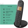 Logicom ILOA 150 Téléphone Fixe sans Fil sans Répondeur - Solo - Téléphones analogiques et dect - Noir
