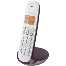 Logicom ILOA 150 Téléphone Fixe sans Fil sans Répondeur - Solo - Téléphones analogiques et dect - Aubergine