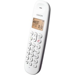 Logicom ILOA 150 Téléphone Fixe sans Fil sans Répondeur - Solo - Téléphones analogiques et dect - Aubergine