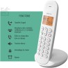 Logicom ILOA 150 Téléphone Fixe sans Fil sans Répondeur - Solo - Téléphones analogiques et dect - Blanc