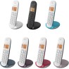 Logicom ILOA 150 Téléphone Fixe sans Fil sans Répondeur - Solo - Téléphones analogiques et dect - Blanc