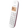 Logicom ILOA 150 Téléphone Fixe sans Fil sans Répondeur - Solo - Téléphones analogiques et dect - Framboise
