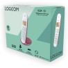 Logicom ILOA 150 Téléphone Fixe sans Fil sans Répondeur - Solo - Téléphones analogiques et dect - Framboise