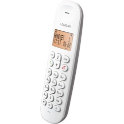 Logicom ILOA 150 Téléphone Fixe sans Fil sans Répondeur - Solo - Téléphones analogiques et dect - Taupe