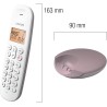 Logicom ILOA 150 Téléphone Fixe sans Fil sans Répondeur - Solo - Téléphones analogiques et dect - Taupe