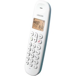 Logicom ILOA 150 Téléphone Fixe sans Fil sans Répondeur - Solo - Téléphones analogiques et dect - Turquoise