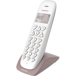 Logicom VEGA 150 - Telephone fixe sans fil - Sans Répondeur - Solo - Téléphones analogiques et dect - Taupe