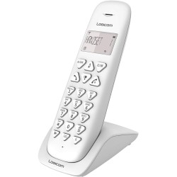 Logicom VEGA 150 - Telephone fixe sans fil - Sans Répondeur - Solo - Téléphones analogiques et dect - Blanc