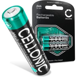 CELLONIC 2X AAA Batterie Téléphone Fixe 2X AAA 1000mAh – Compatible avec Siemens Gigaset A400, A415, C430, CL660, S810 – NiMH Re
