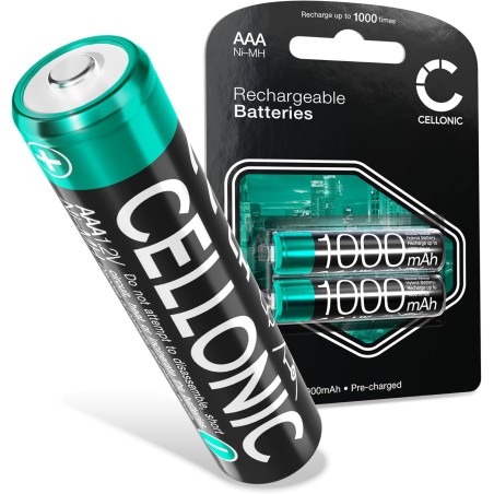 CELLONIC 2X AAA Batterie Téléphone Fixe 2X AAA 1000mAh – Compatible avec Siemens Gigaset A400, A415, C430, CL660, S810 – NiMH Re