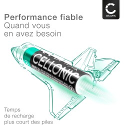 CELLONIC 2X AAA Batterie Téléphone Fixe 2X AAA 1000mAh – Compatible avec Siemens Gigaset A400, A415, C430, CL660, S810 – NiMH Re