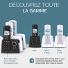ALCATEL F530 Voice - Téléphone Fixe Sans Fil DECT Avec Répondeur - Grand Écran Rétroéclairé - Mains Libres - Fonction Blocage De