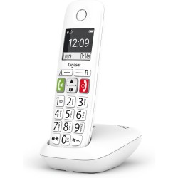 Gigaset E290 - téléphone sans fil pour seniors avec de larges touches, touches d'accès direct pour les numéros importants, fonct