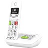 Gigaset E290A - Téléphone fixe sans fil blanc avec répondeur intégré - grand écran rétroéclairé - larges touches - fonction bloc