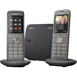 Gigaset CL660 Duo - Téléphone fixe sans fil - 2 combinés - Gris Anthracite [Version Française]