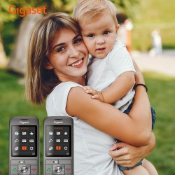Gigaset CL660 Duo - Téléphone fixe sans fil - 2 combinés - Gris Anthracite [Version Française]
