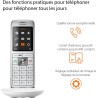 Gigaset CL660A Solo - Téléphone fixe sans fil - Répondeur - Blanc [Version Française]