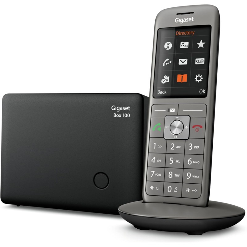 Gigaset CL660 Solo - Téléphone Fixe sans Fil - Gris Anthracite [Version Française]