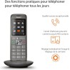 Gigaset CL660 Solo - Téléphone Fixe sans Fil - Gris Anthracite [Version Française]