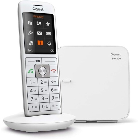 Gigaset CL660 Solo - Téléphone Fixe Sans Fil - 1 Combiné - Blanc [Version Française]