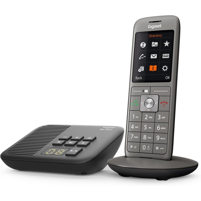 Gigaset CL660A Solo - Téléphone fixe sans fil - Répondeur - Gris Anthracite [Version Française]