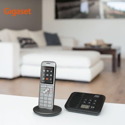 Gigaset CL660A Solo - Téléphone fixe sans fil - Répondeur - Gris Anthracite [Version Française]