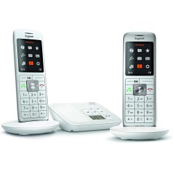 Gigaset CL660A Duo - Téléphone fixe sans fil - Répondeur - 2 combinés - Blanc [Version Française]